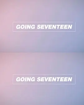 GOING SEVENTEEN 2017